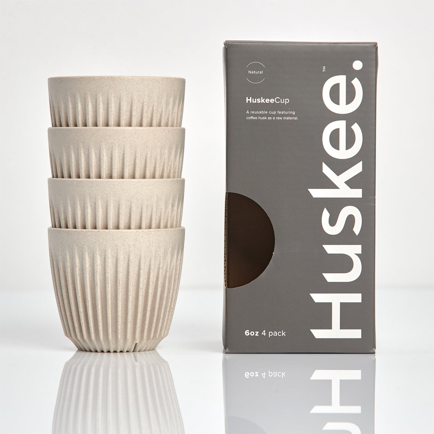Huskee cup 6 OZ 4 Pack